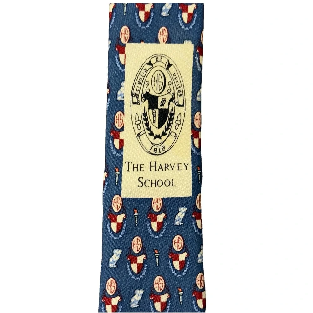 Vineyard Vines Silk Tie The Harvey School Custom‎ Collection